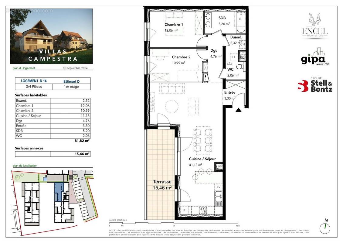 Appartement à BREUSCHWICKERSHEIM