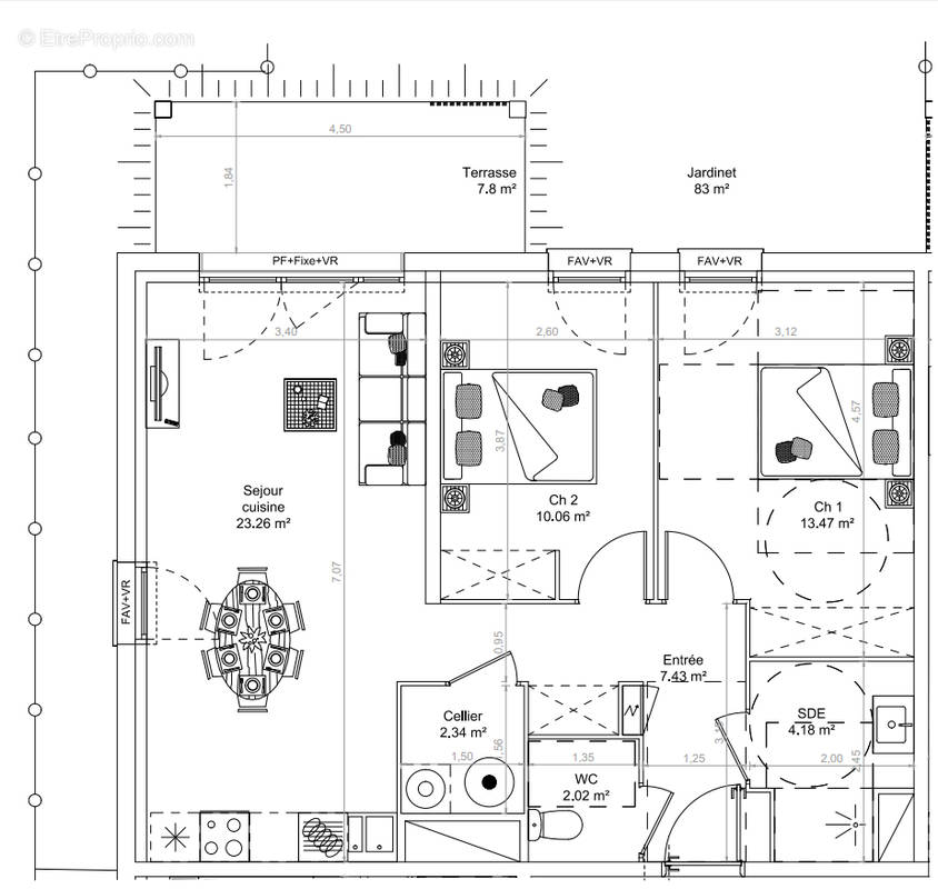 Appartement à LONS