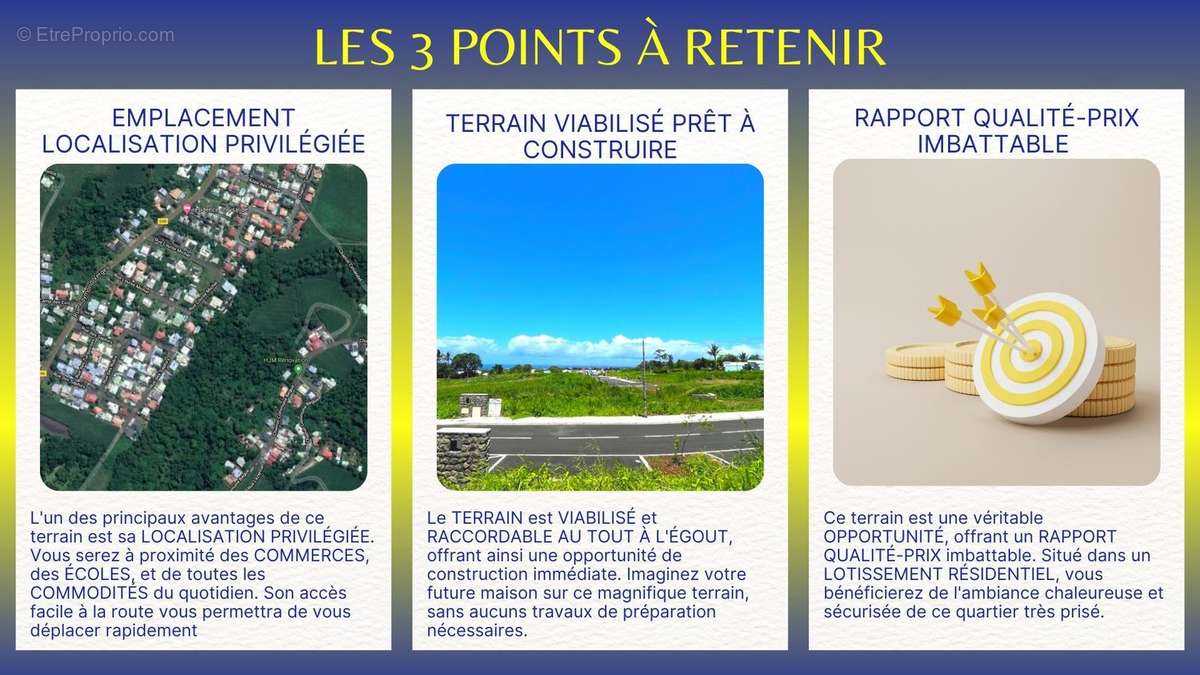 Pour suivre nos mise à jours - Terrain à SAINTE-SUZANNE