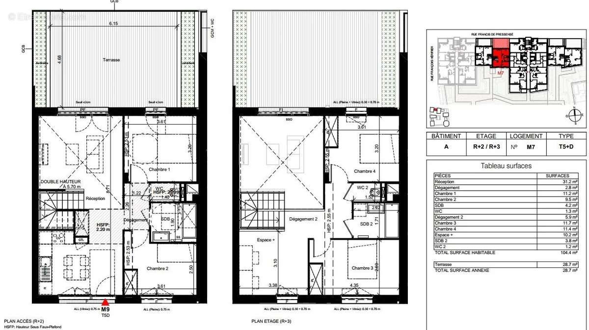 Appartement à VILLEURBANNE