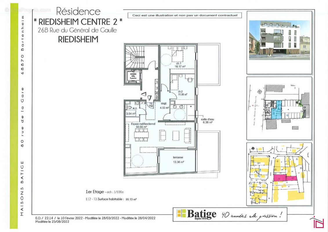 Appartement à RIEDISHEIM