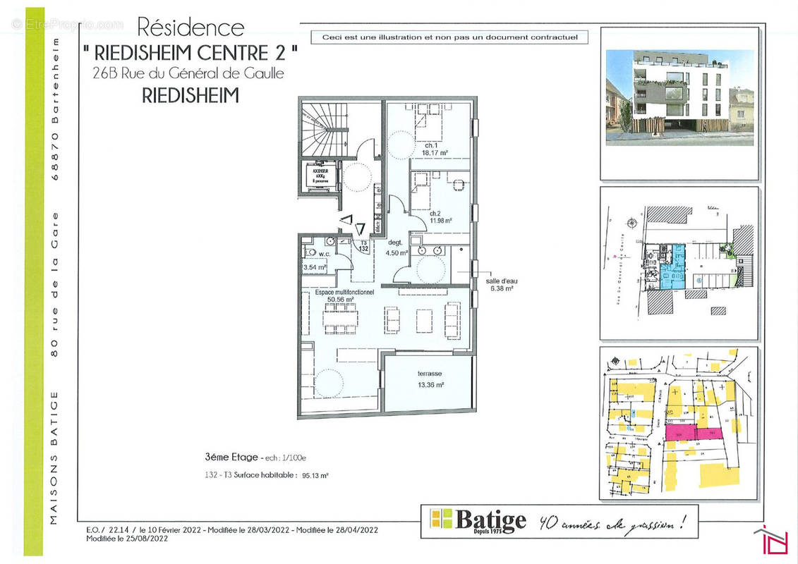 Appartement à RIEDISHEIM