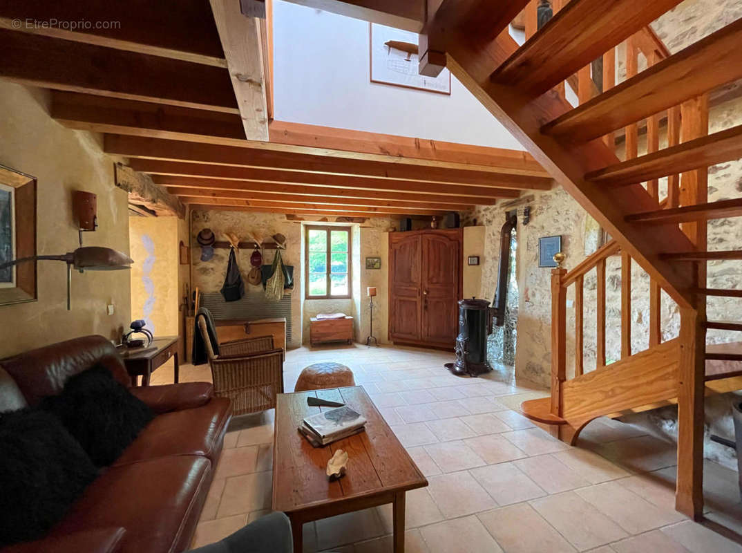 salon sitting room - Maison à CASTERA-VERDUZAN