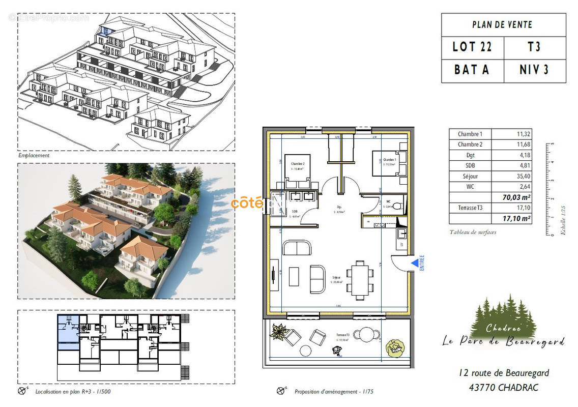 Appartement à LE PUY-EN-VELAY