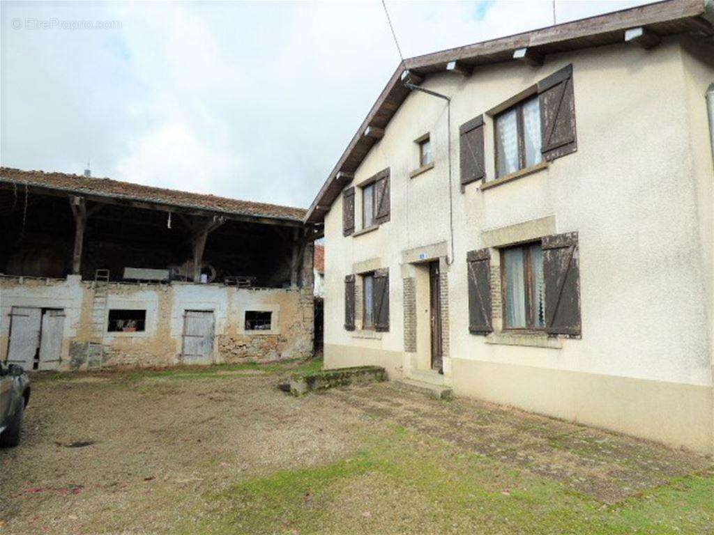 Une belle cour intérieure pour accéder à l&#039;habitation - Maison à LES HAUTS-DE-CHEE