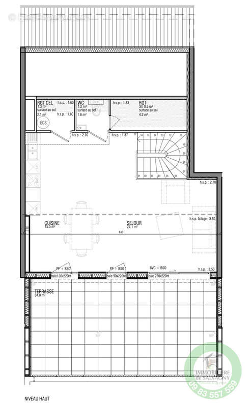 Appartement à LA TOUR-DE-SALVAGNY