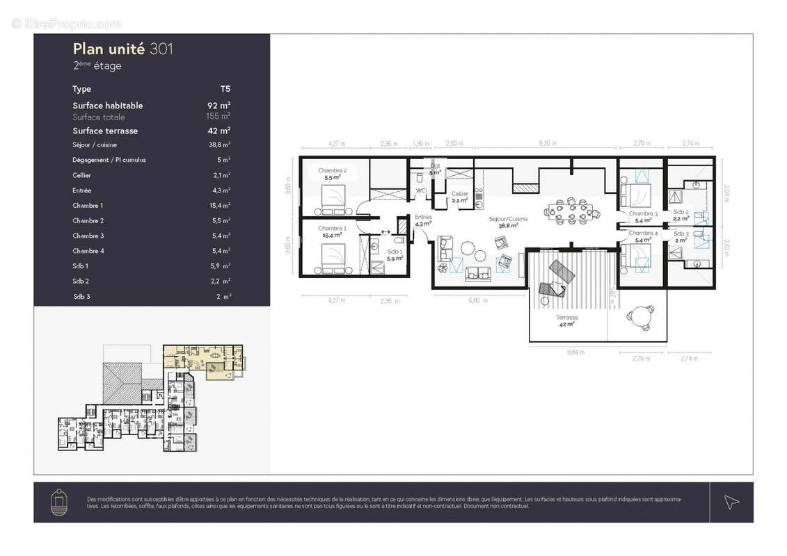 Appartement à PIANOTTOLI-CALDARELLO