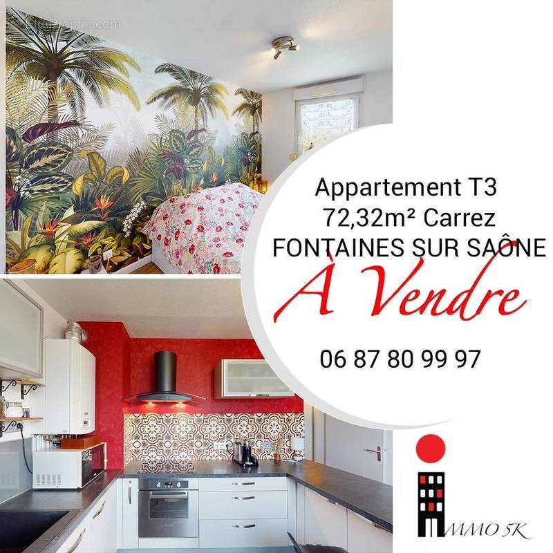 Appartement à FONTAINES-SUR-SAONE