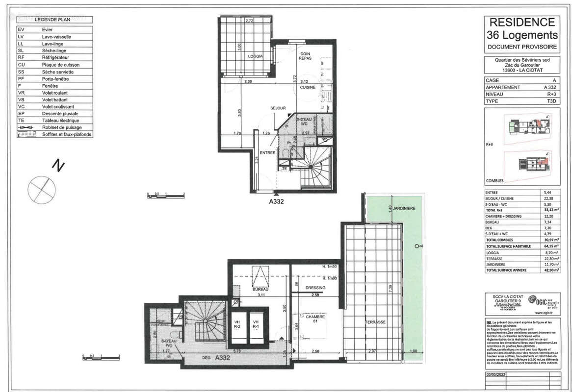 Appartement à LA CIOTAT