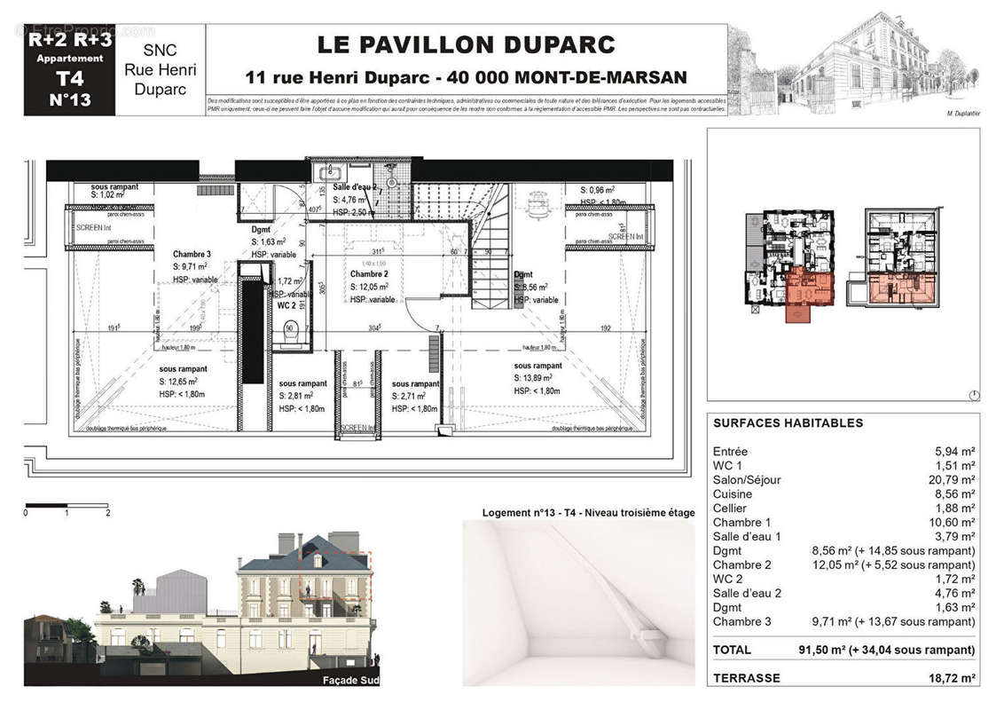 Appartement à MONT-DE-MARSAN