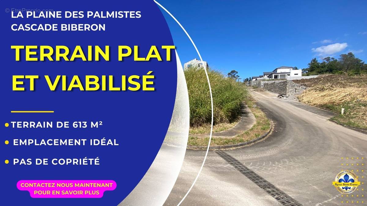 Terrain à LA PLAINE-DES-PALMISTES