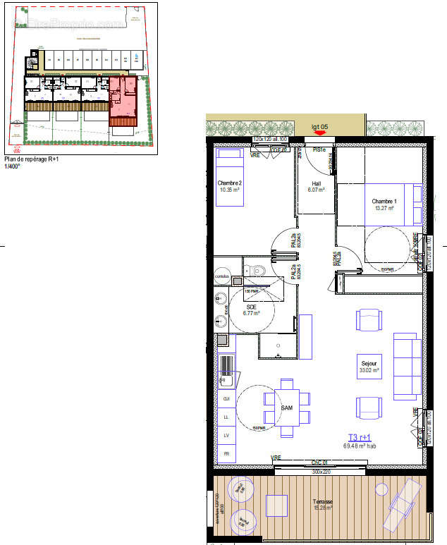 Appartement à LES ISSAMBRES