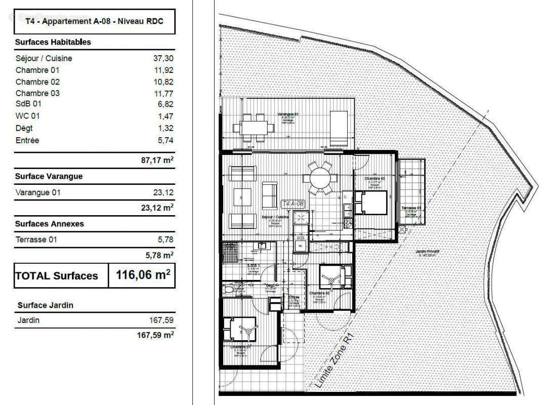 Appartement à SAINT-DENIS