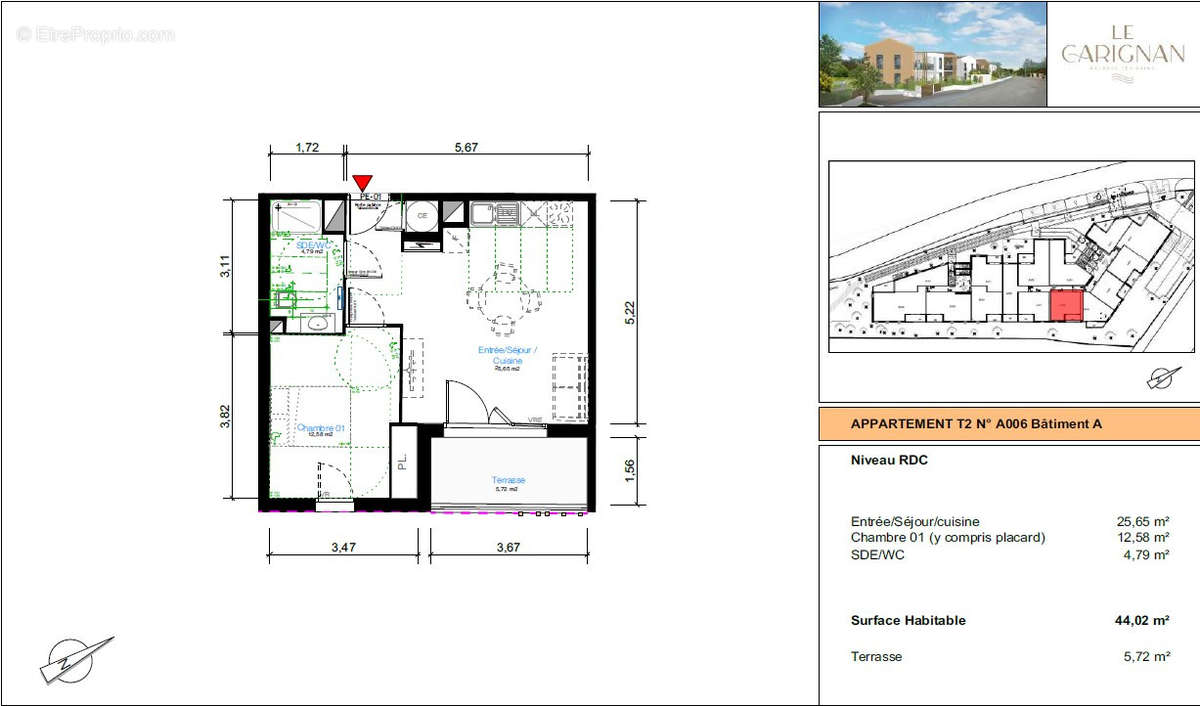 Appartement à BALARUC-LES-BAINS