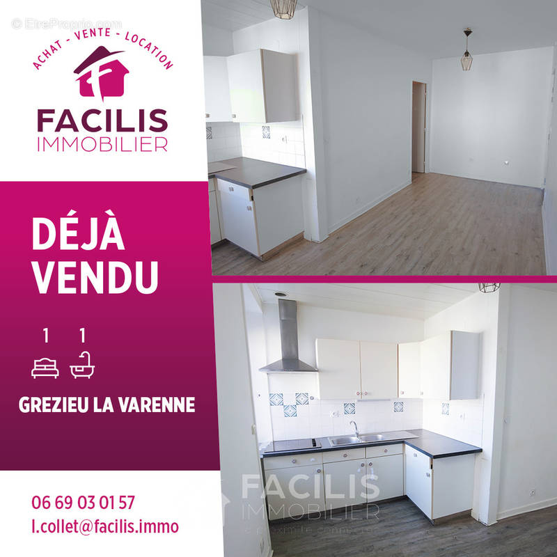 Appartement à GREZIEU-LA-VARENNE