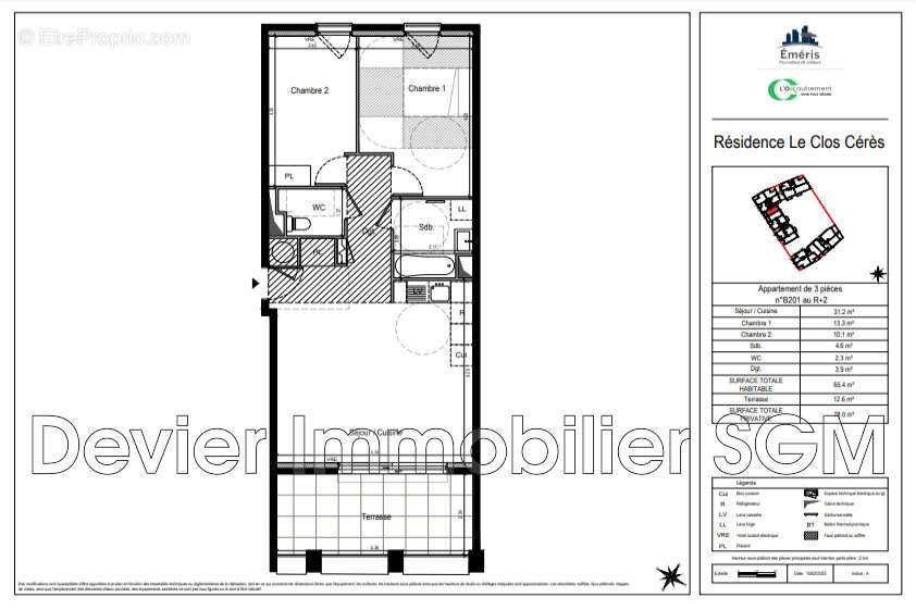 Appartement à MAUGUIO