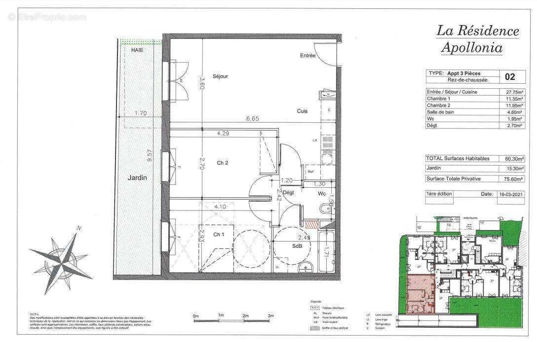 Appartement à PERSAN