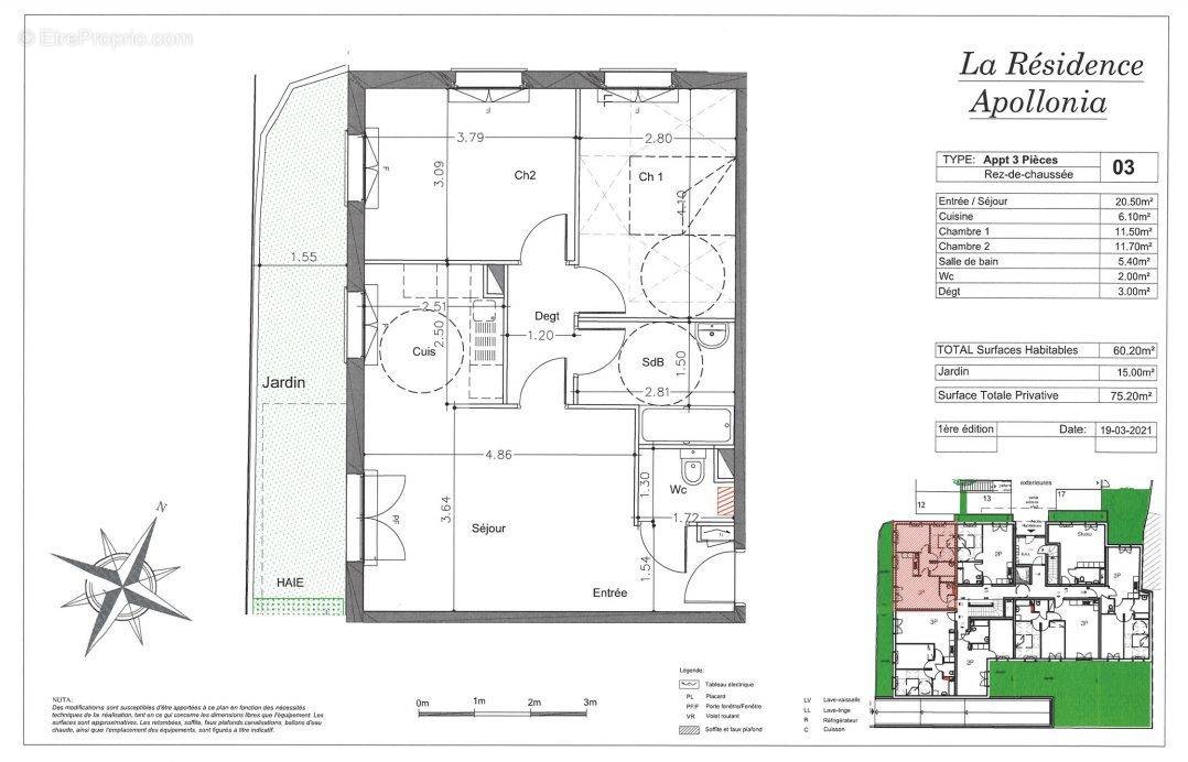 Appartement à PERSAN