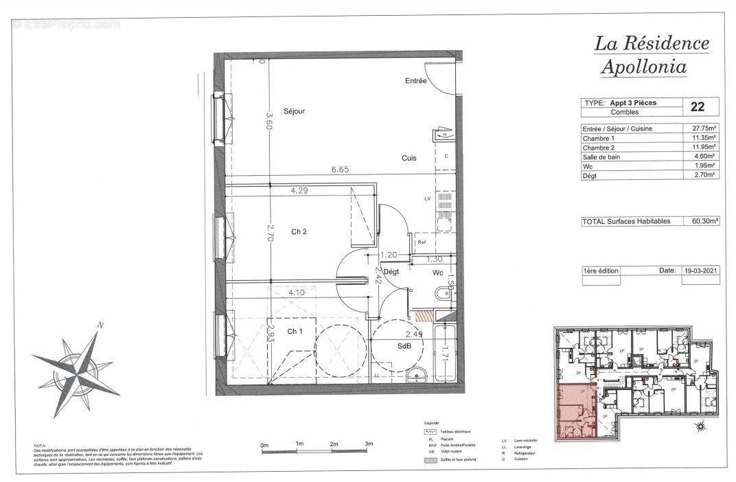 Appartement à PERSAN