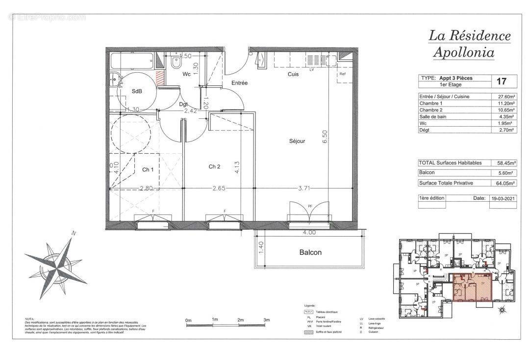 Appartement à PERSAN