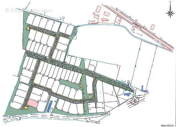 Plan géomêtre, terrain à bâtir, bien immobilier, parcelle constructible - Terrain à SAUCATS