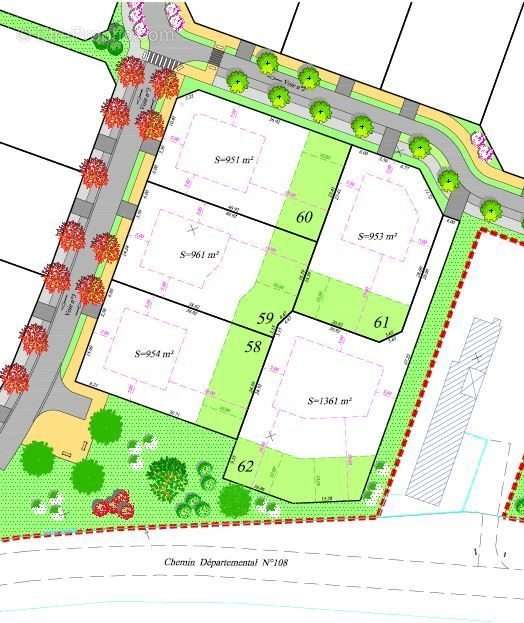 Aménagement foncier, projet construction, projet immobilier - Terrain à SAUCATS