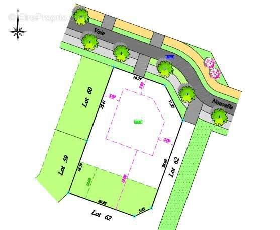 Plan terrain, terrain à bâtir, projet immobilier, sur gironde, Nouvelle Aquitaine - Terrain à SAUCATS