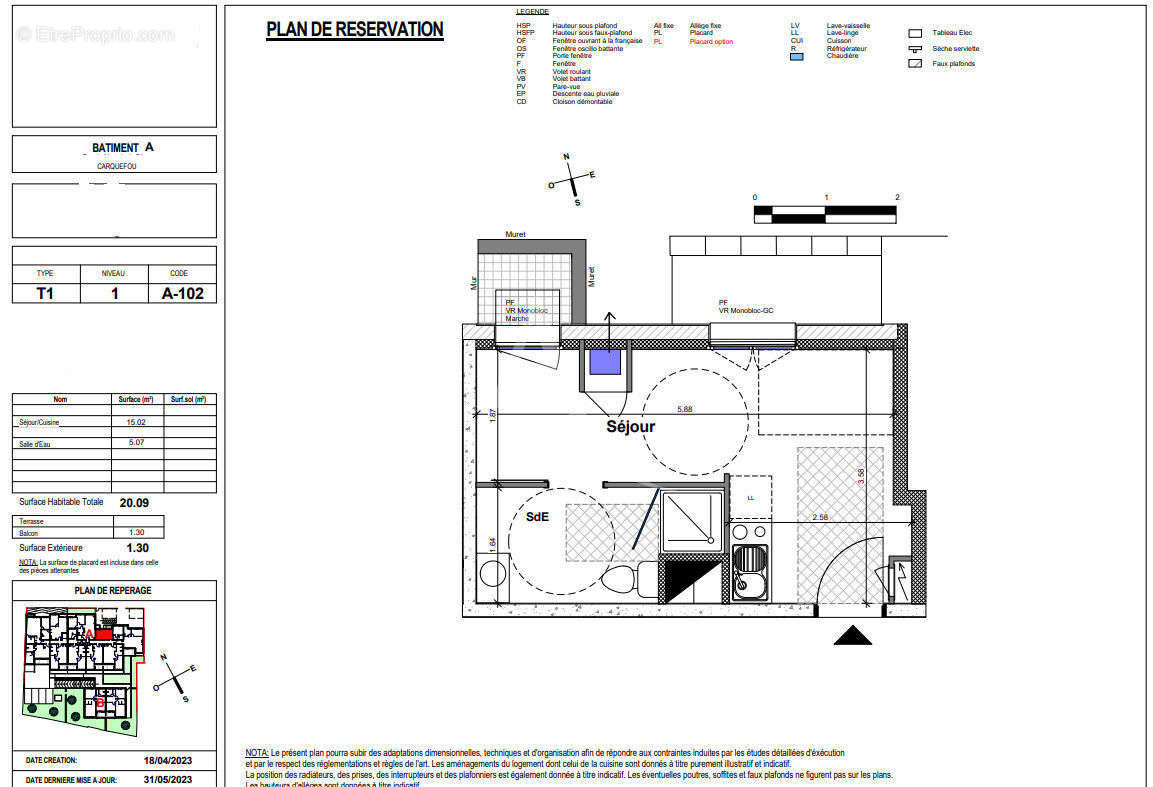 Appartement à CARQUEFOU