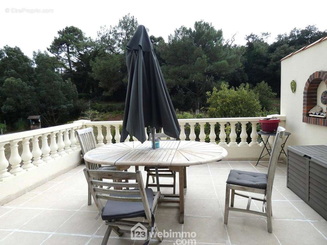 Ouvrant sur une terrasse surplombant le jardin, exposée SUD - Maison à LONGEVILLE-SUR-MER