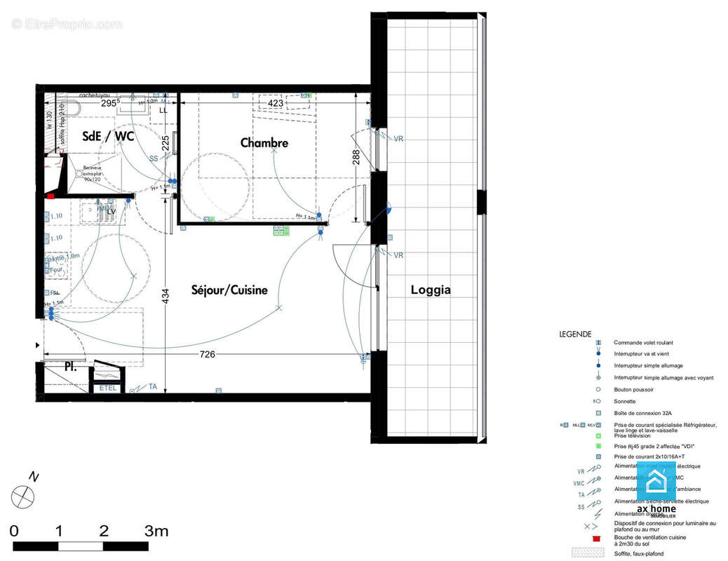 Appartement à OBERSCHAEFFOLSHEIM