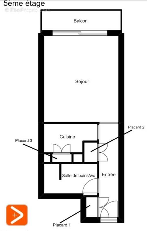 Appartement à PARIS-18E