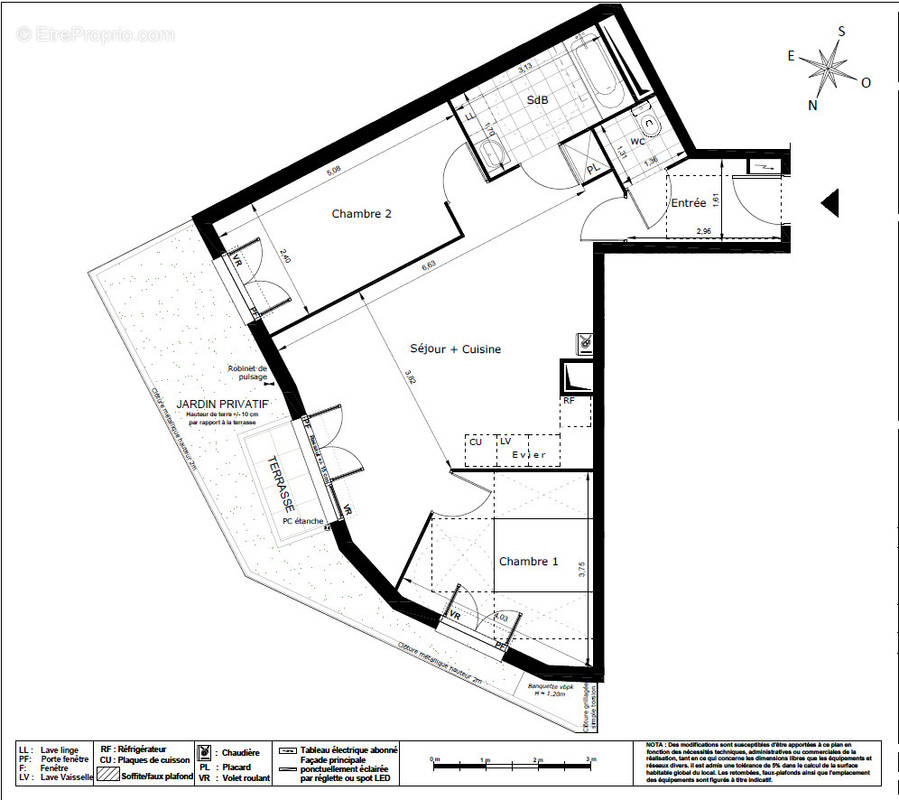 Appartement à LE BLANC-MESNIL