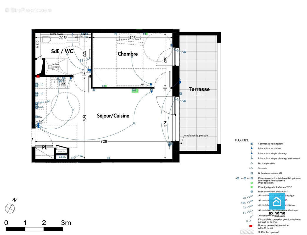 Appartement à OBERSCHAEFFOLSHEIM