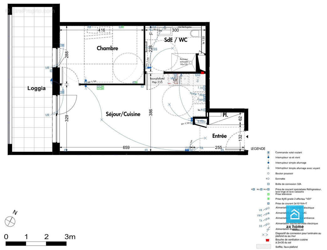 Appartement à OBERSCHAEFFOLSHEIM