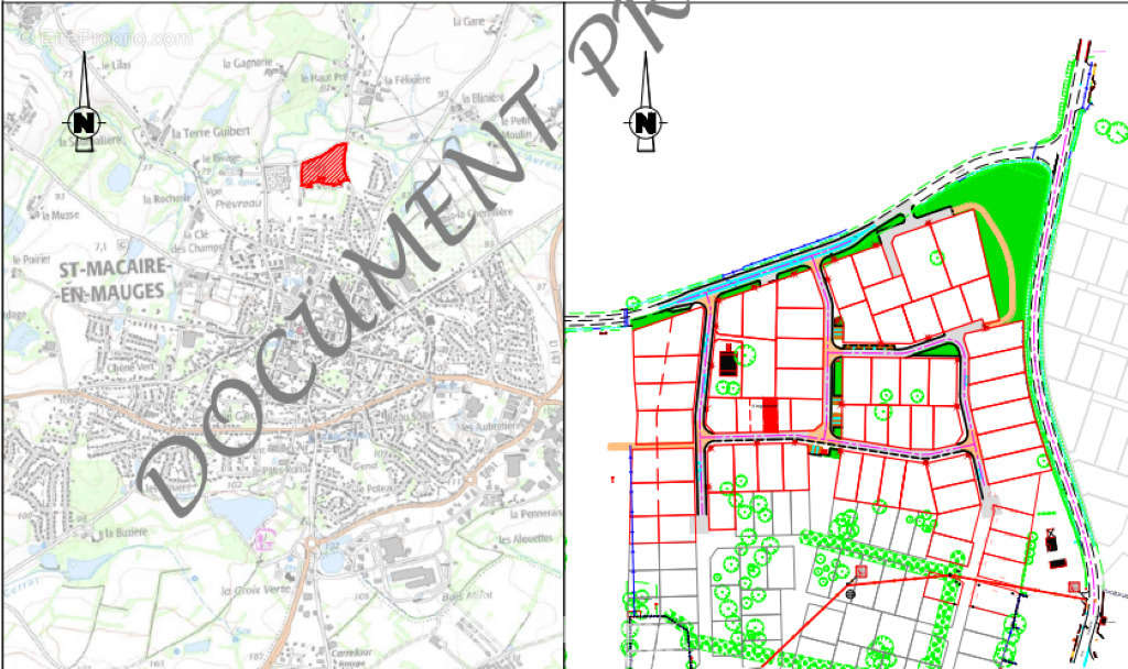 Lotissement de 59 lots - Terrain à LA RENAUDIERE