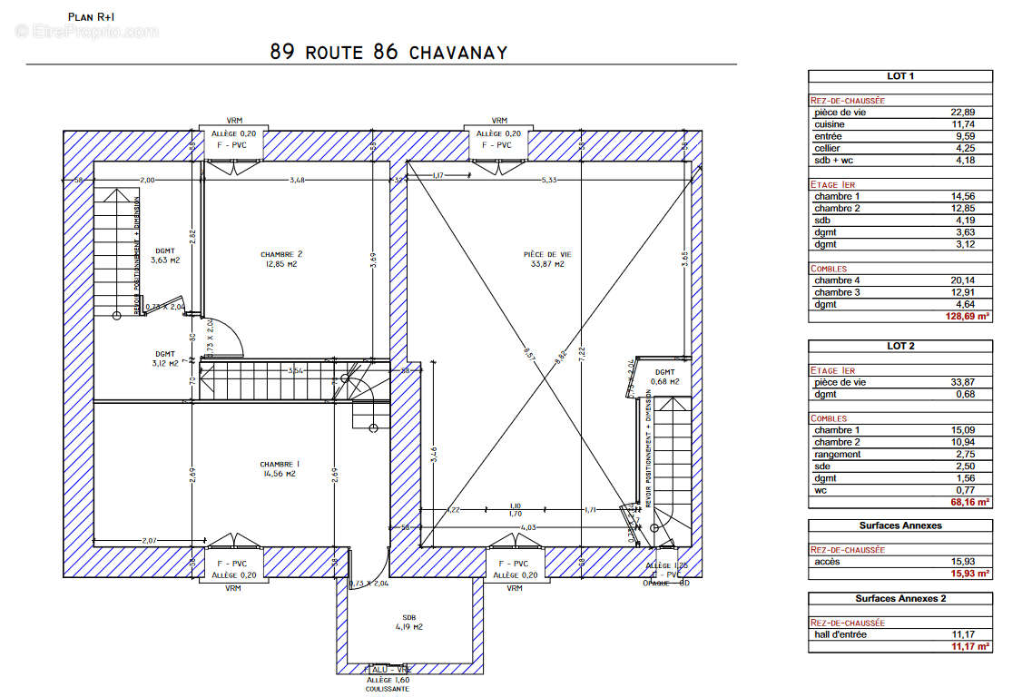 Appartement à CHAVANAY