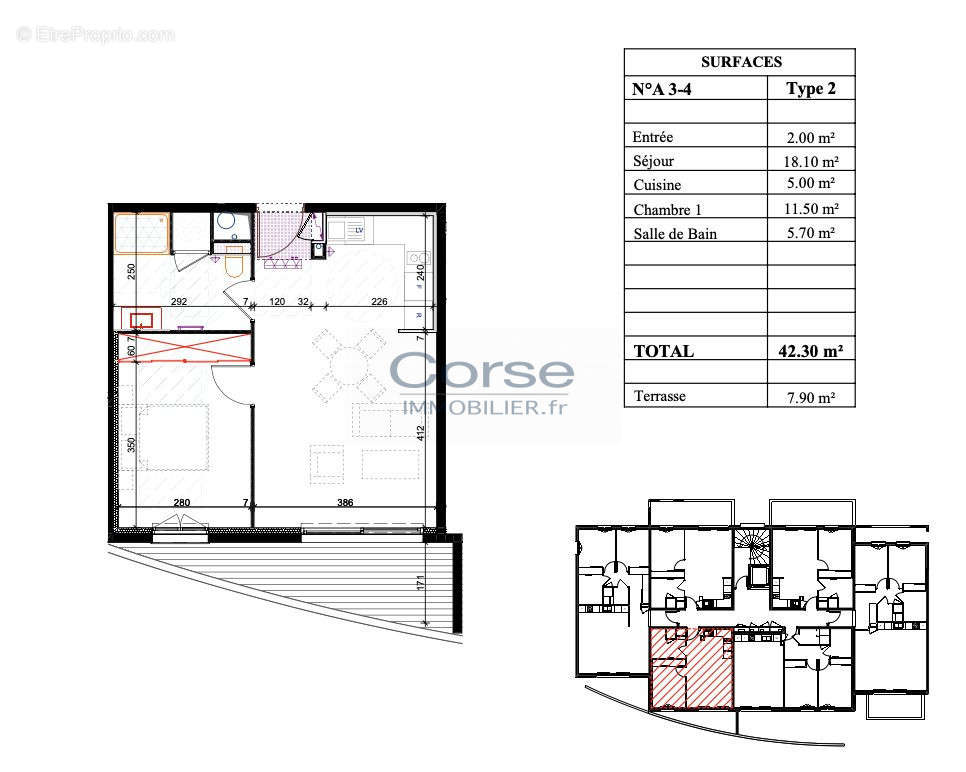 Appartement à AJACCIO