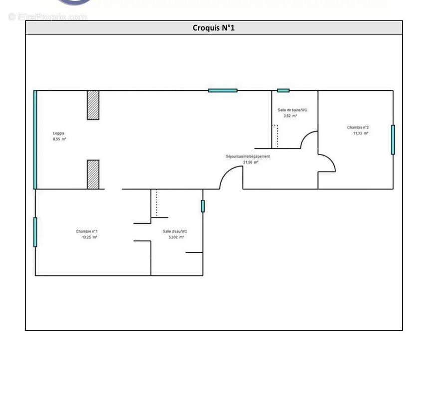 Appartement à VILLENEUVE-LOUBET