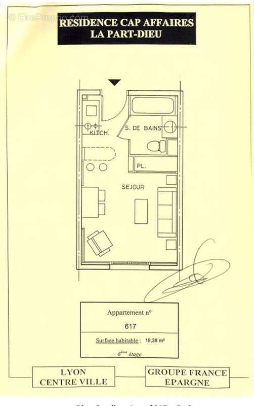 Appartement à LYON-3E