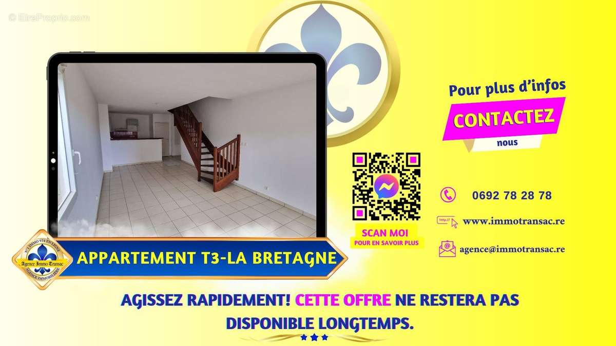 Appartement à SAINT-DENIS