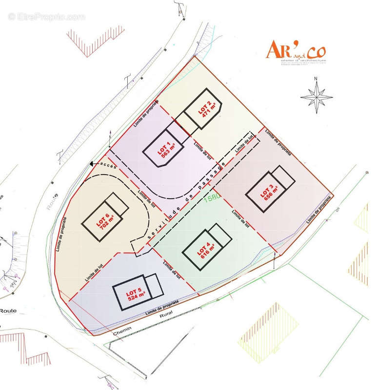 Plan de division - Maison à ALBENS