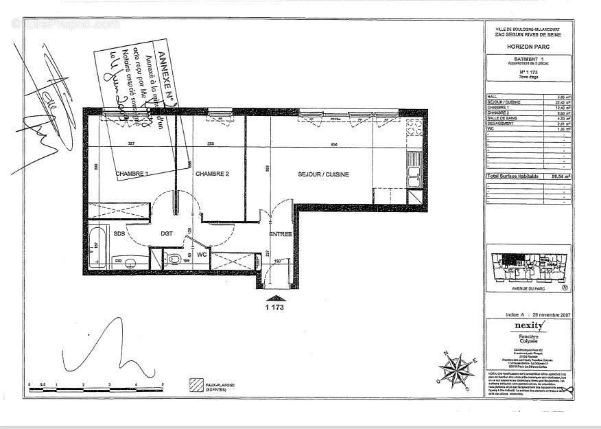 Appartement à BOULOGNE-BILLANCOURT