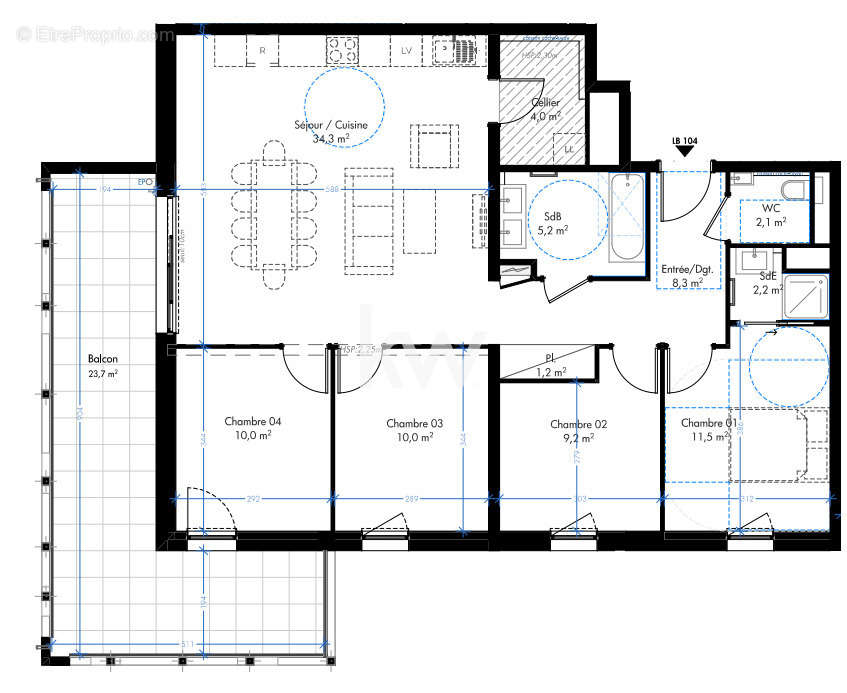 Appartement à MITTELHAUSBERGEN