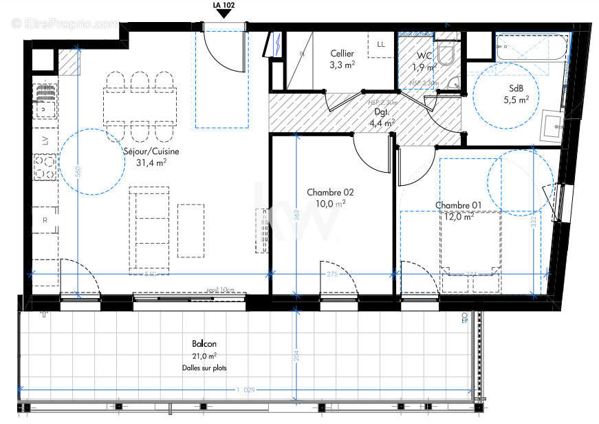 Appartement à MITTELHAUSBERGEN