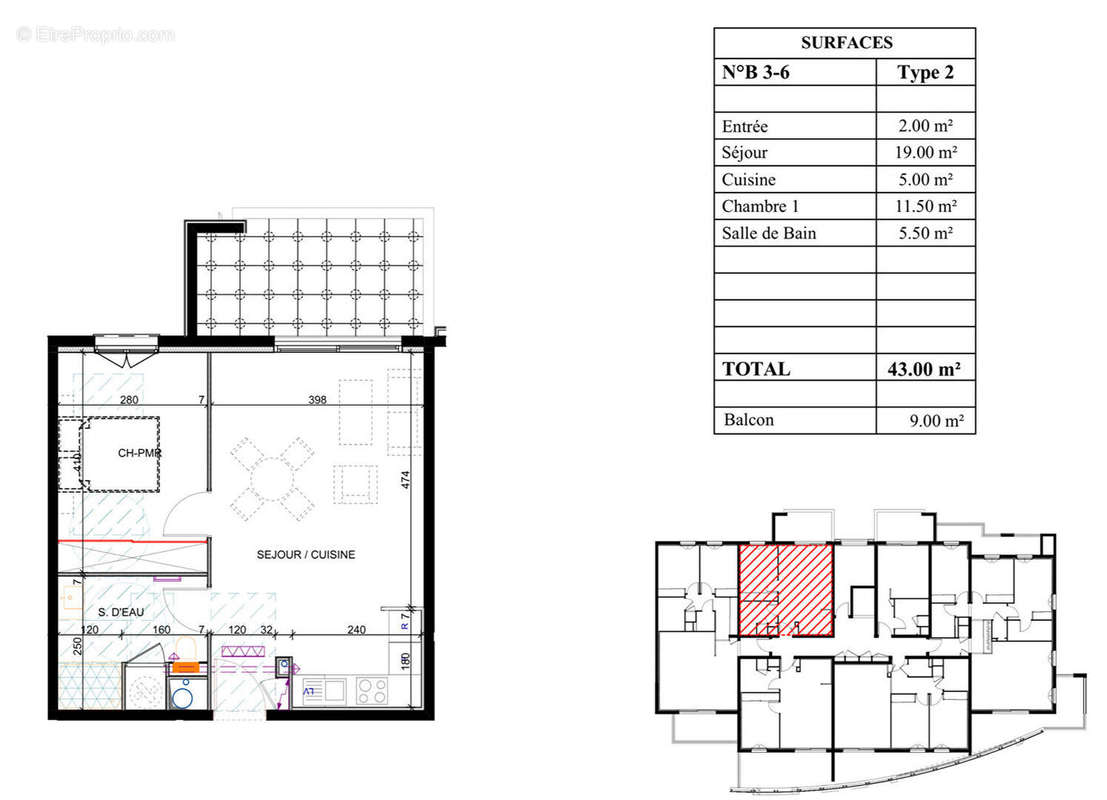 Appartement à AJACCIO