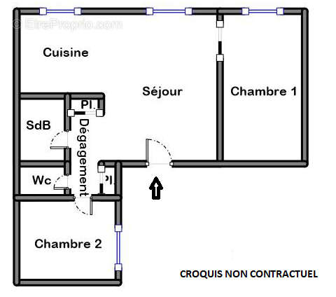 Appartement à COURBEVOIE