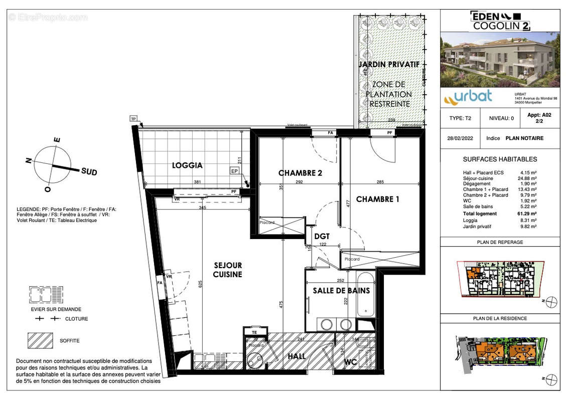 Appartement à COGOLIN