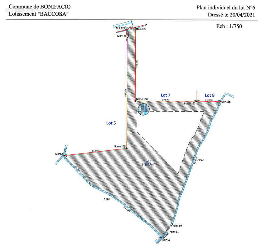 Terrain à BONIFACIO