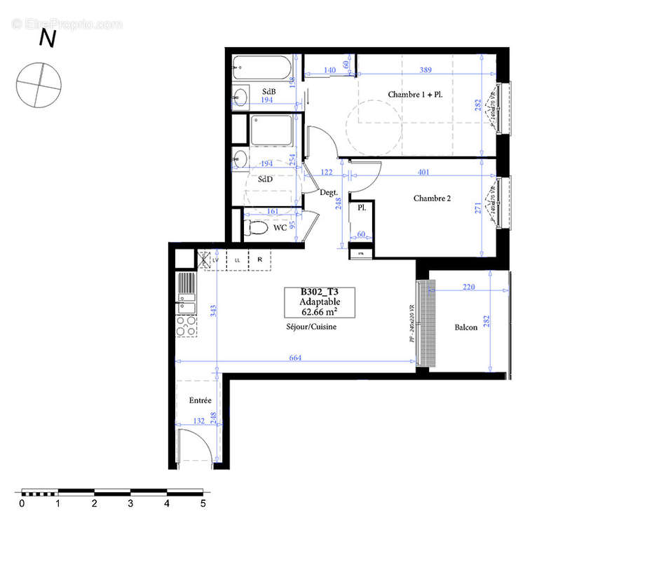 Appartement à SOTTEVILLE-LES-ROUEN