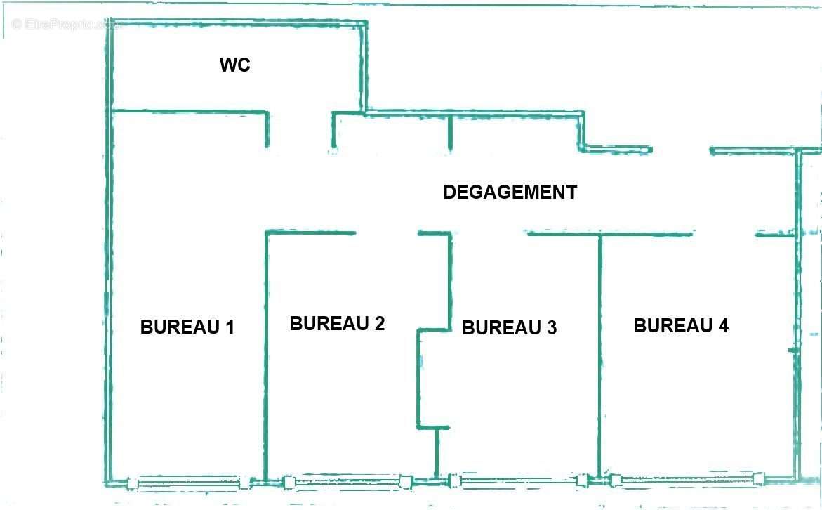 PLAN ETAGE - Commerce à NANTES